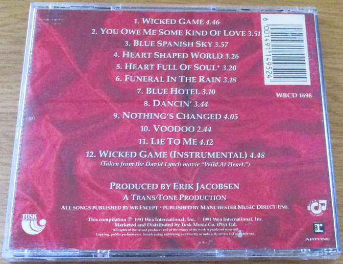 CHRIS ISAAK Wicked Game CD [Gx16]