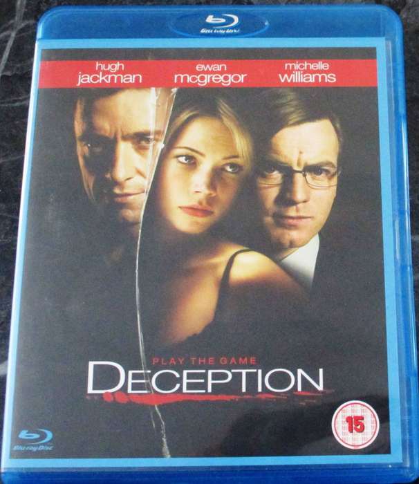 DECEPTION BLU RAY Hugh Jackman Ewan McGregor