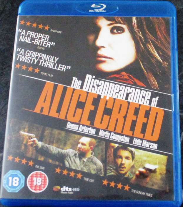 THE DISAPPEARANCE OF ALICE CREED BLU RAY