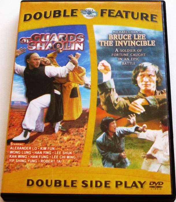 THE GUARDS OF SHAOLIN + BRUCE LEE THE INVINCIBLE Michael Chan DVD [Box Set shelf]