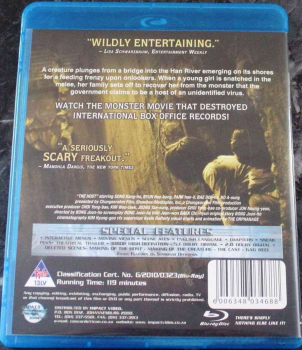 THE HOST BLU RAY