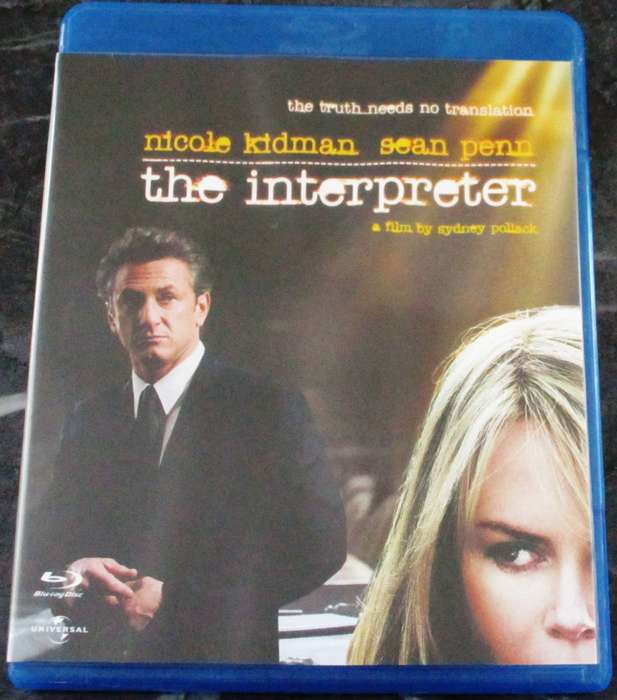 THE INTERPRETER BLU RAY Nicole Kidman Sean Penn