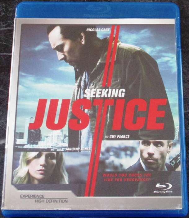 SEEKING JUSTICE BLU RAY Nicholas Cage