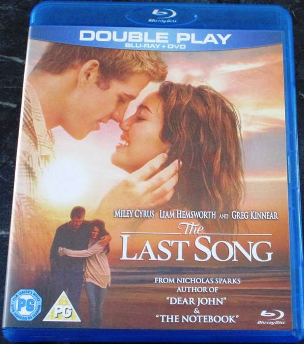 THE LAST SONG BLU RAY + DVD Miley Cyrus Liam Hemsworth