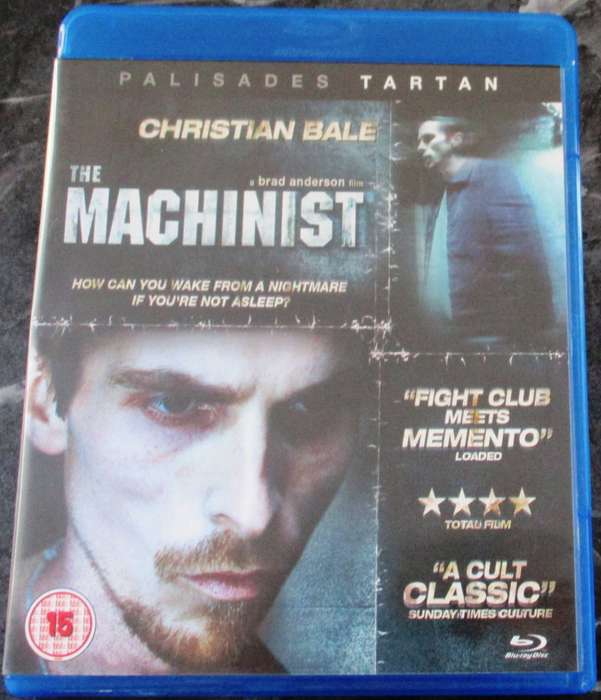 THE MACHINIST BLU RAY Christian Bale