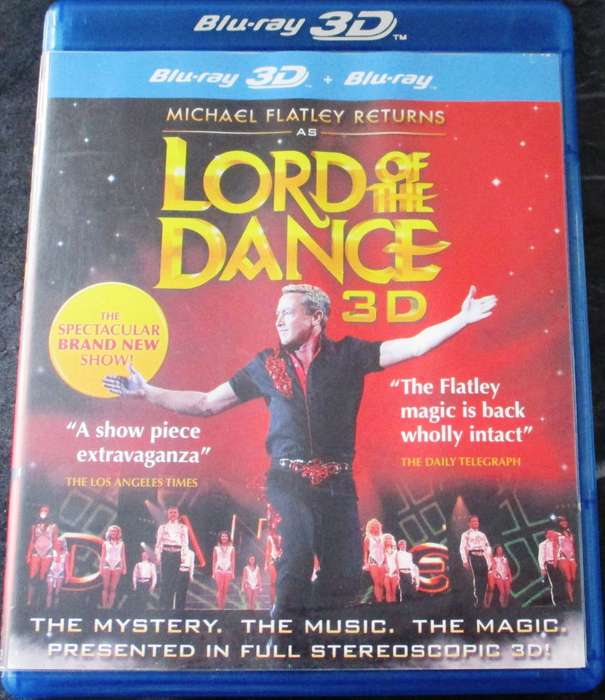 LORD OF THE DANCE 3D BLU RAY + BLU RAY Michael Flatley