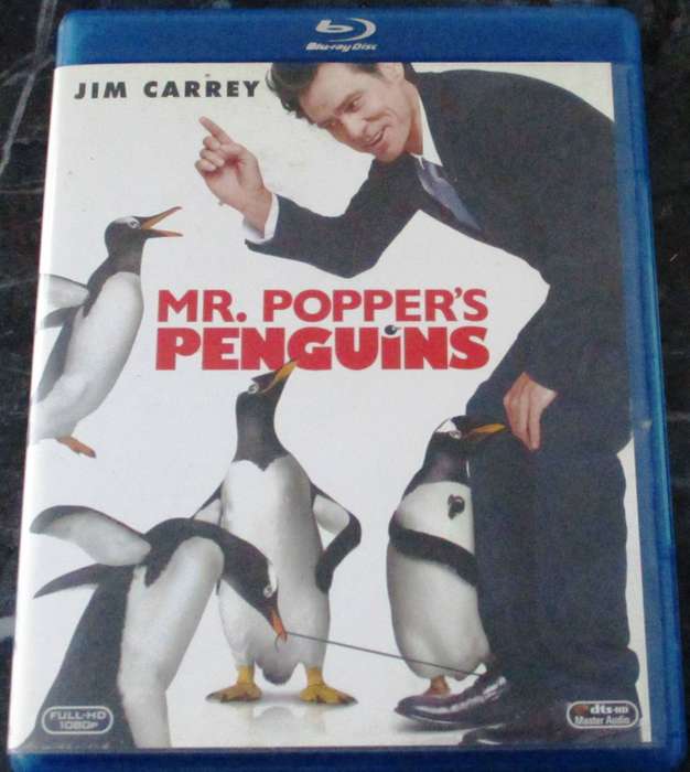 MR. POPPER'S PENQUINS BLU RAY Jim Carrey