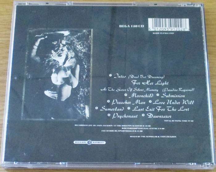FIELDS OF THE NEPHILIM Earth Inferno CD [Gx12]