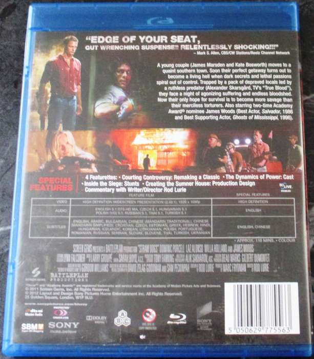 STRAW DOGS BLU RAY James Marsden Kate Bosworth