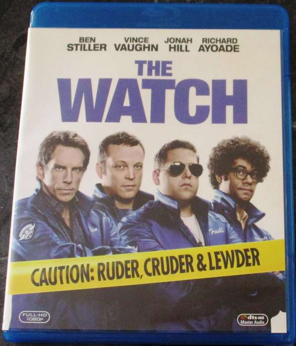 THE WATCH BLU RAY Ben Stiller Vince Vaughn