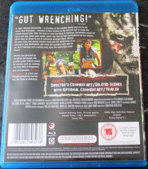 WELCOME TO THE JUNGLE BLU RAY