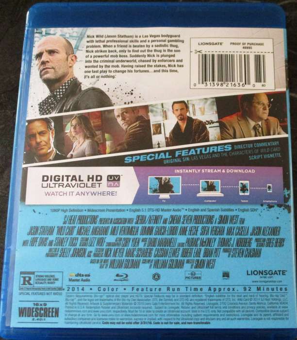 WINTER'S TALE BLU RAY Colin Farrell Russell Crowe