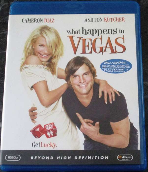 WHAT HAPPENS IN VEGAS BLU RAY Cameron Diaz Ashton Kutcher