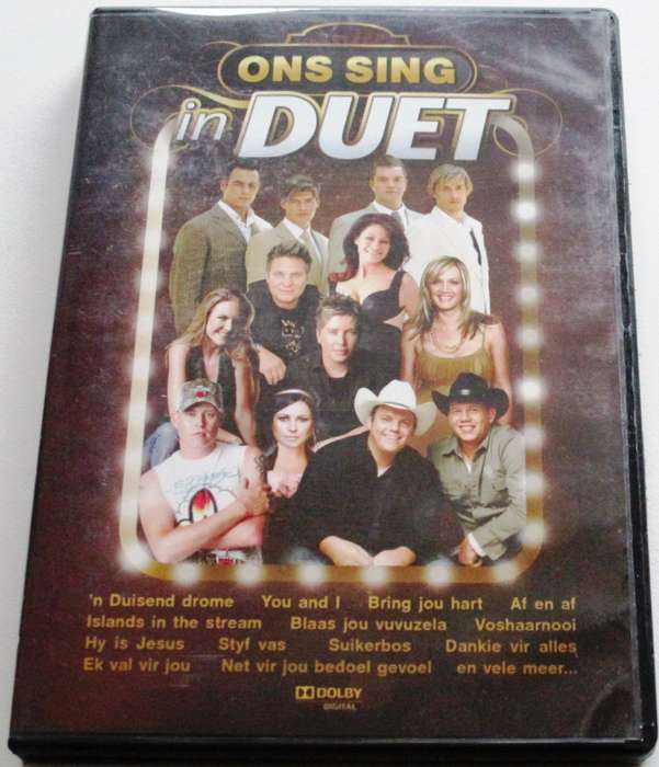 ONS SING IN DUET DVD [SA Afrikaans shelf] Juanita Du Plessis / Theuns Jordaan Kurt Darren / Elizma T