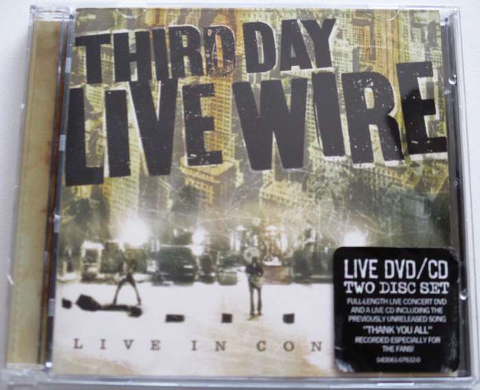 CHRISTIAN ROCK/METAL: THIRD DAY Live Wire CD+DVD [BB SHELF C/R/M]