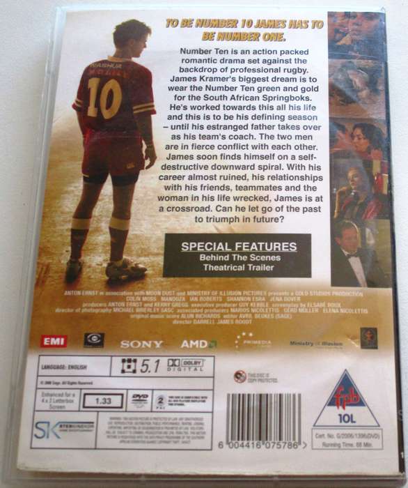 NUMBER 10 DVD [SA Shelf]