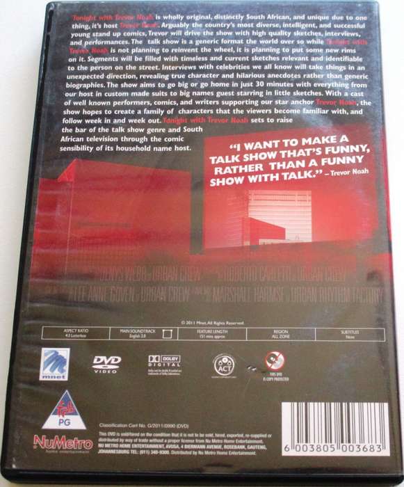 BEST OF TONIGHT WITH TREVOR NOAH DVD [SA Shelf]