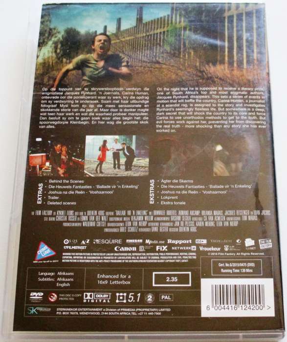 BALLADE VIR n ENKELING DVD [SA Shelf]