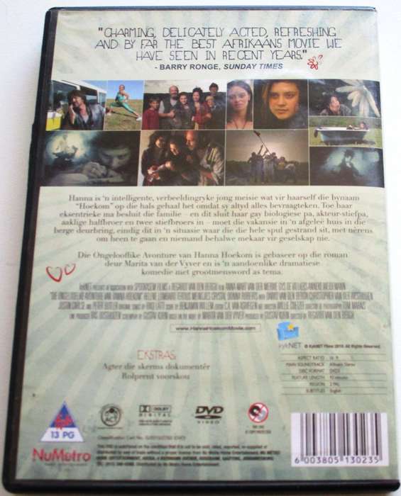 DIE ONGELOOFLIKE AVONTURE VAN HANNA HOEKOM DVD [SA Shelf]