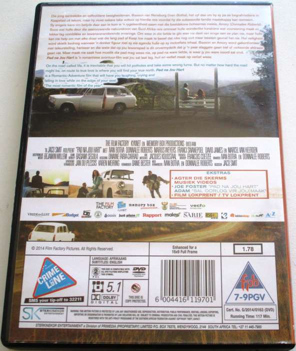 PAD NA MY HART DVD [SA Shelf] VG+