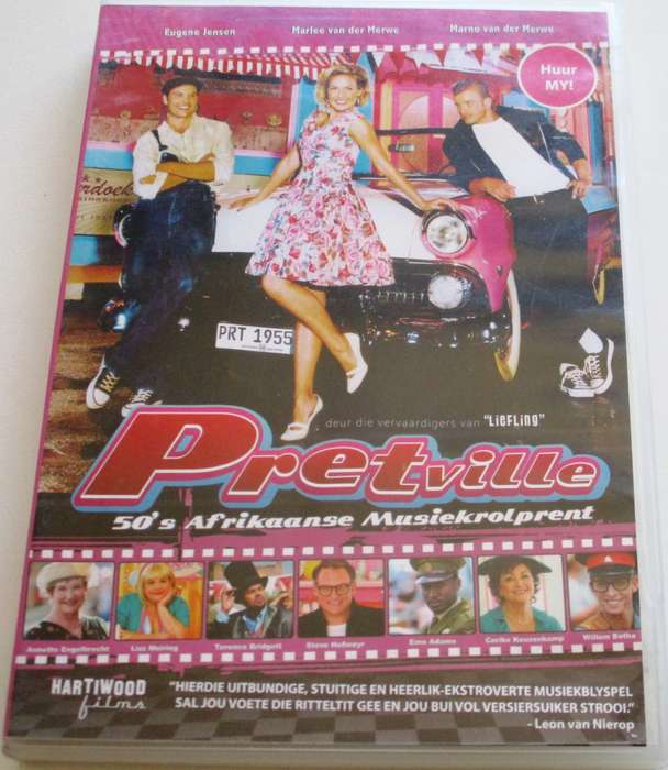 PRETVILLE 50's Afrikaanse Musiekrolprent DVD [SA Shelf]