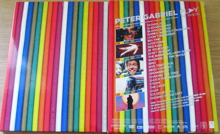 PETER GABRIEL Play The Videos DVD