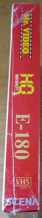 SCENA E-180 HIGH QUALITY Mr Video branded VHS Video Cassette
