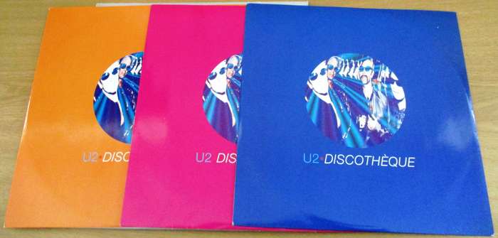 U2 Discothque 3x12 UK PROMO Vinyl Record