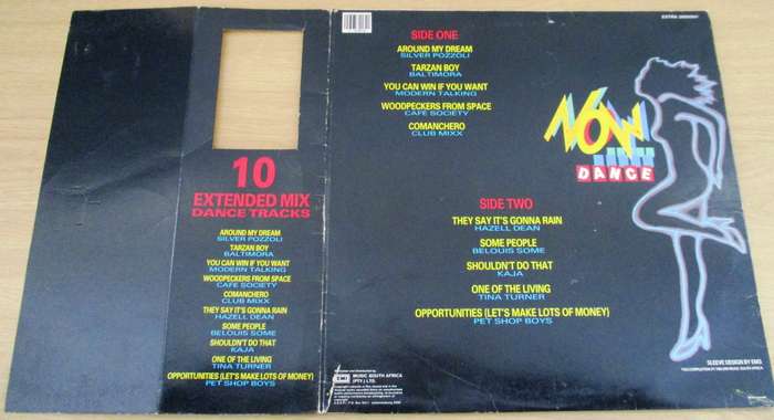 NOW DANCE 10 Extended Mix Dance Tracks LP Vinyl Record