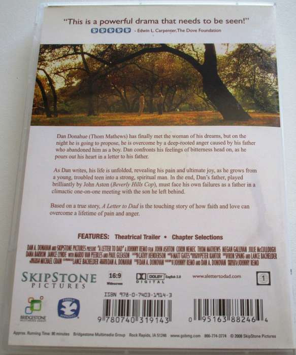 A LETTER TO DAD DVD [BBOX 6] Region1
