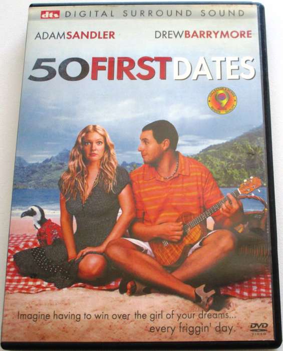 50 FIRST DATES Adam Sadler Drew Barrymore DVD [BBOX 5]