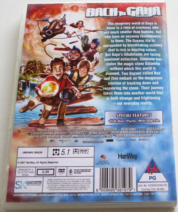 BACK TO GAYA DVD [BBOX 9]