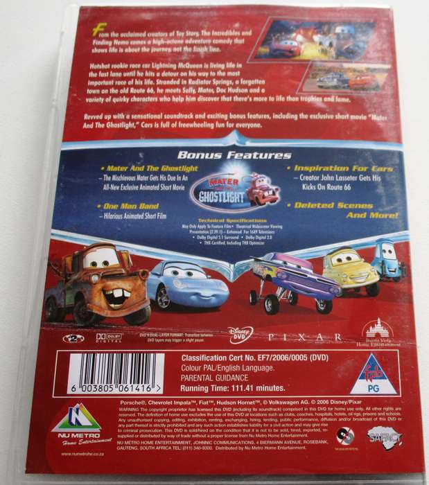 CARS DVD [BBOX 7]