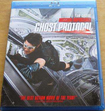 MISSION IMPOSSIBLE GHOST PROTOCOL BLU RAY Tom Cruise  [BLU RAY SHELF]