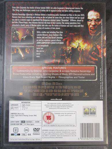GHOSTS OF MARS DVD Ice Cube [DVD BBOX 3]