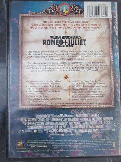 ROMEO + JULIET Special Edition DVD Leonardo Dicaprio [DVD BBOX 3]