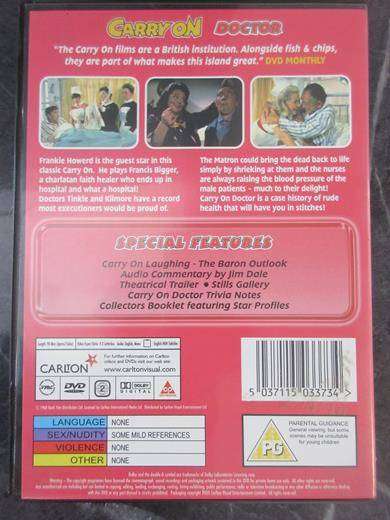 CARRY ON DOCTOR DVD Special Edition [DVD BBOX 3] Region 2