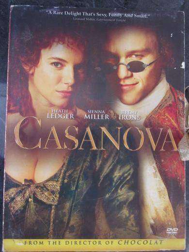 CASANOVA DVD Heath Ledger Jeremy Irons [DVD BBOX 4] Region 2