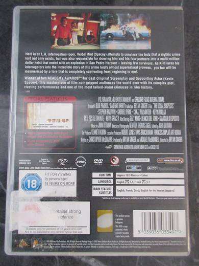THE USUAL SUSPECTS DVD  [DVD BBOX 4] Region 2
