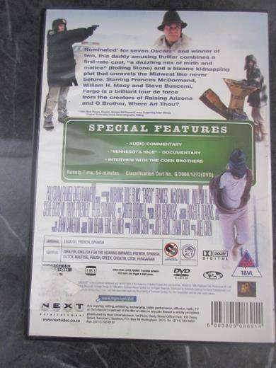 FARGO DVD  [DVD BBOX 4] Region 2
