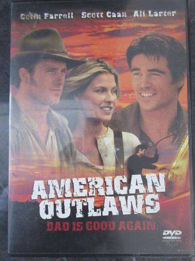 AMERICAN OUTLAWS DVD Colin Farrell [DVD BBOX 4] Region 2