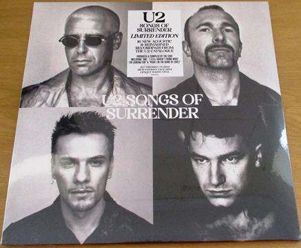 U2 Songs of Surrender Ltd Edition OPAQUE & WHITE 2xLP VINYL RECORD