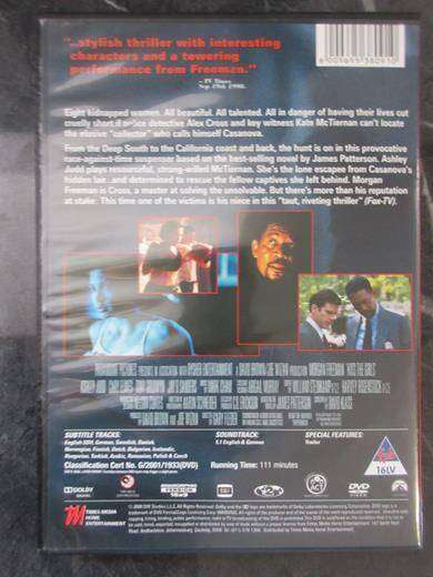 KISS THE GIRLS DVD Ashley Judd Morgan Freeman [DVD BBOX 5] Region 2