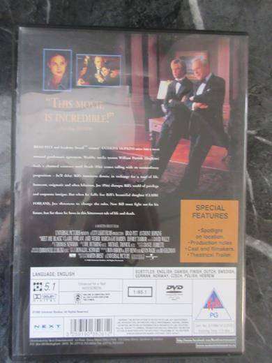MEET JOE BLACK DVD Brad Pitt Anthony Hopkins [DVD BBOX 5] Region 2