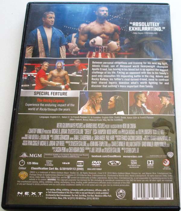 CREED II DVD [BBOX 10]
