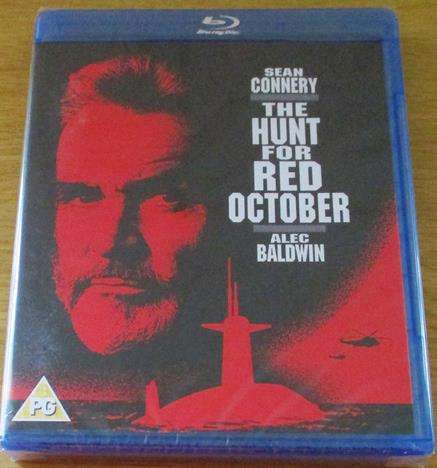 THE HUNT FOR THE RED OCTOBER Sean Connery Alex Baldwin Blu Ray