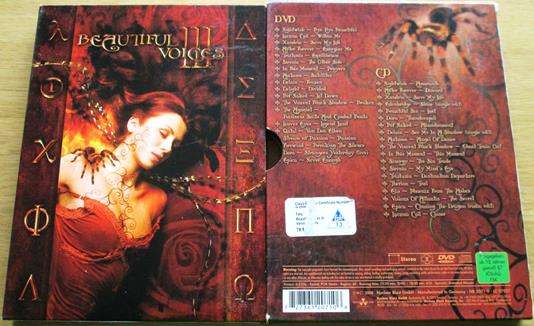 BEAUTIFUL VOICES III CD+DVD Nightwish Lacuna Coil In This Moment Therion