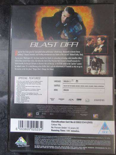 MINORITY REPORT DVD Tom Cruise [DVD BBOX 5] Region 2