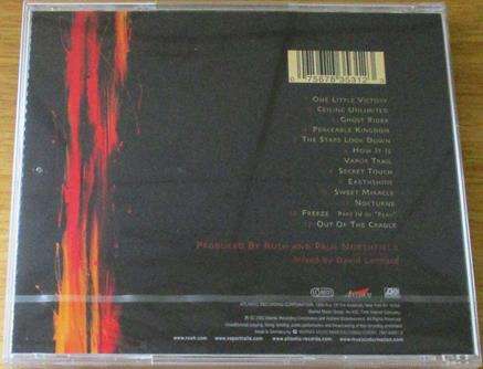 RUSH Vapor Trails CD