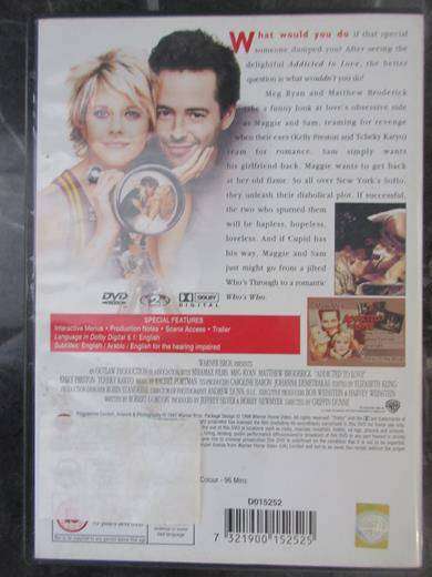 ADDICTED TO LOVE DVD Meg Ryan Matthew Broderick [DVD BBOX 3] Region 2